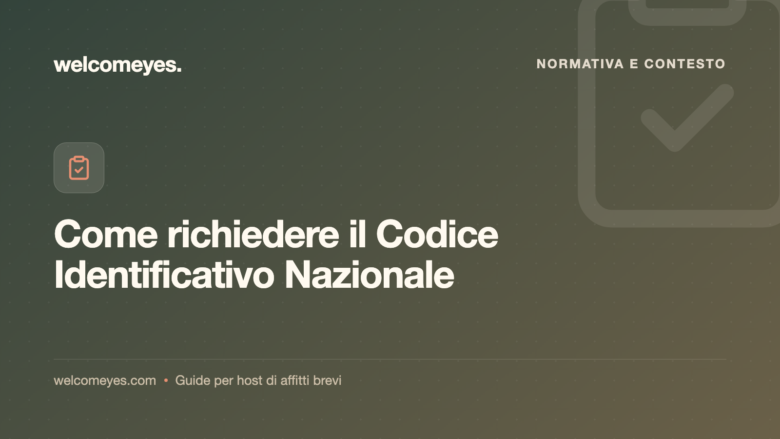 CIN affitti brevi: come richiederlo passo passo